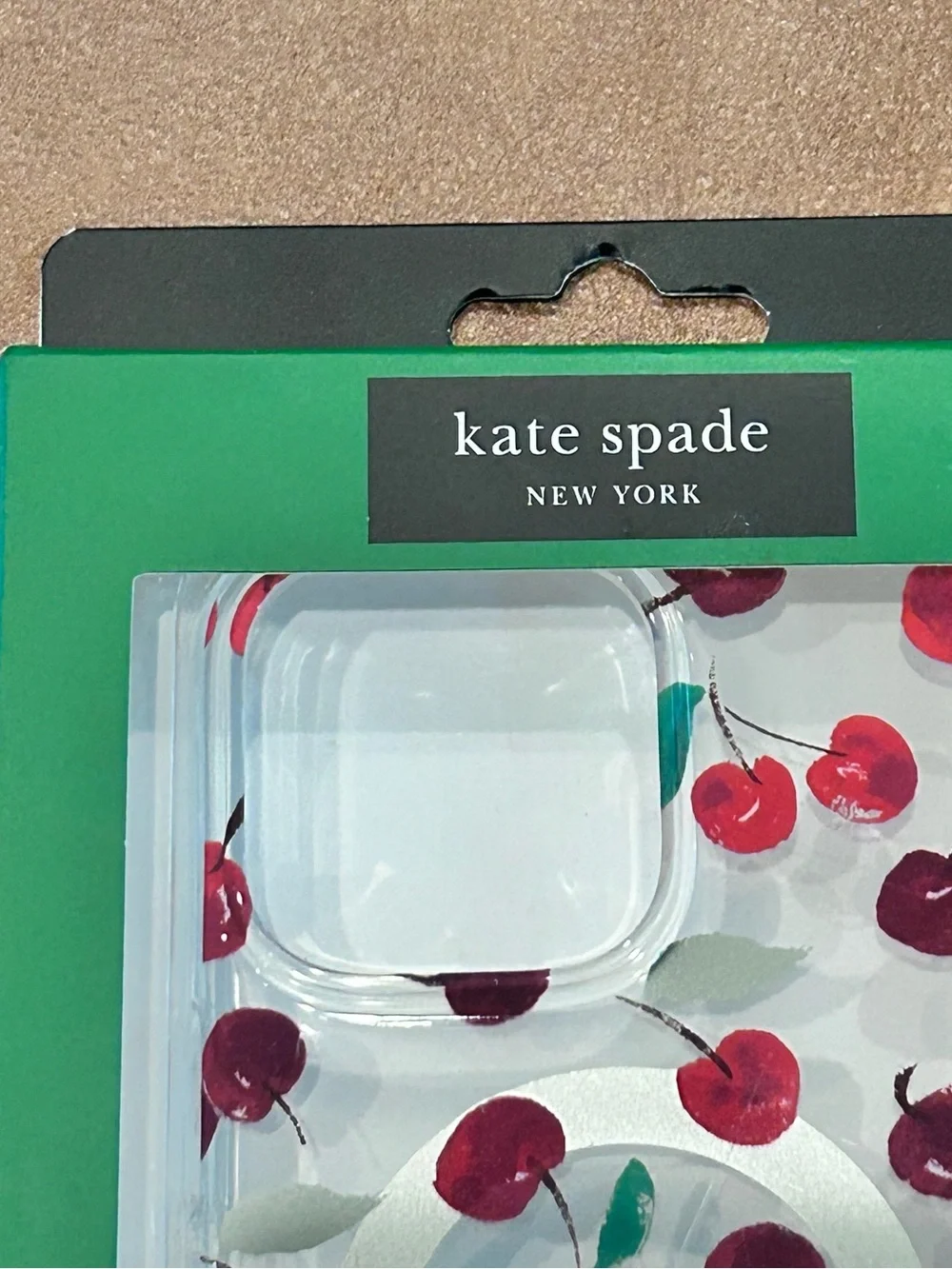 kate spade Clear Cherry Pattern iPhone 16 Pro Max Case MagSafe New in Box